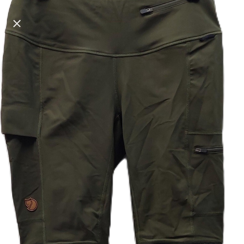 Fjallraven Women's Cargo Tights Abiskko- Olive Green